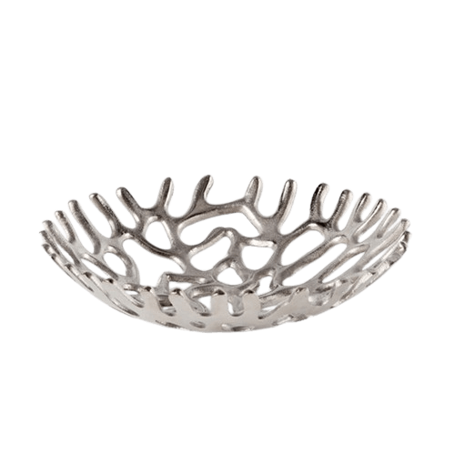 ALUMINIUM CASTING FRUIT BOWL (POLISH)